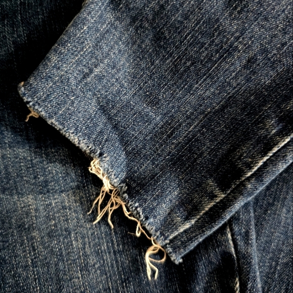 FP Free People Distressed Button Fly Jeans 26 - Picture 6 of 6